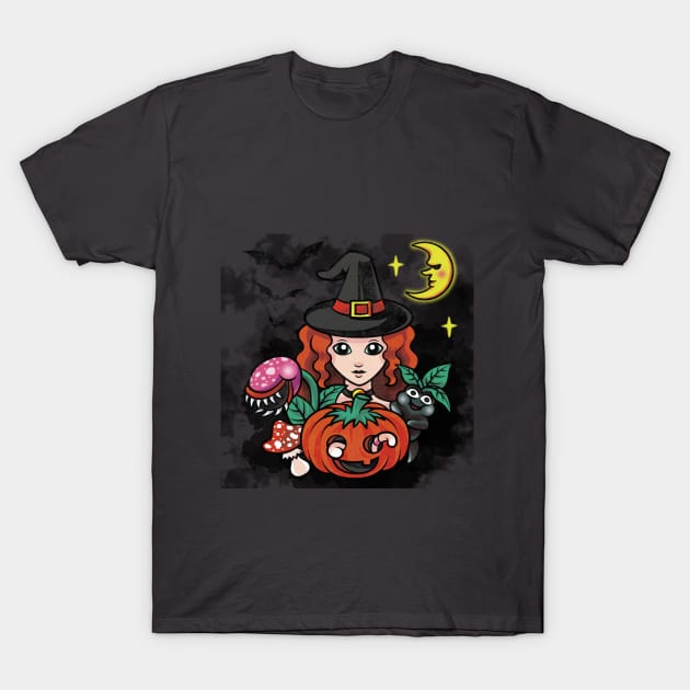 Witches garden T-Shirt by BeataObscura